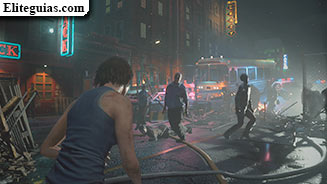 Las calles de Raccoon City y el parking