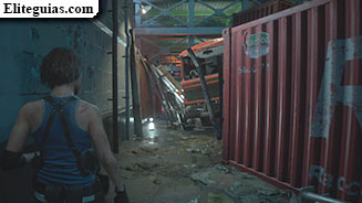 Las calles de Raccoon City y el parking