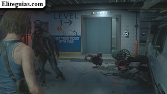 Las calles de Raccoon City y el parking