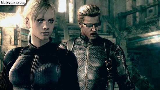 Jill y Wesker
