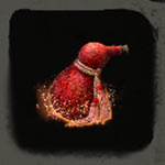 Calabaza seca roja
