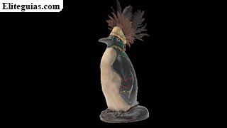 Pingüino de plástico