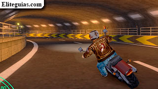 carrera en moto
