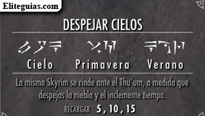 Despejar cielos