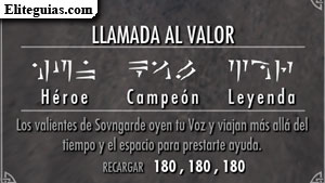 Llamada al Valor