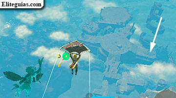 El santuario celeste de Hyrule norte