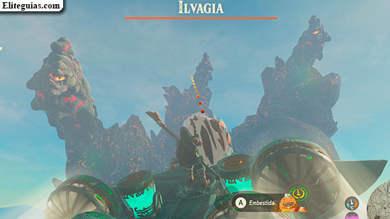 Ilvagia, Defensor del cráter de la montana