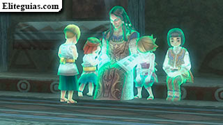 fantasmas de niños en Kakariko