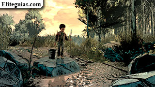 AJ pescando