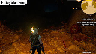 espada en la cueva