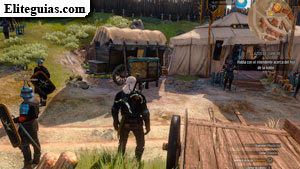 tablón de anuncios del Campamento del Ejército Central de Nilfgaard