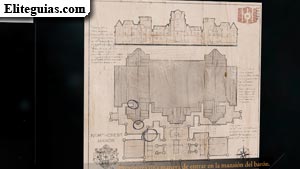 Mapa del patio de la mansión