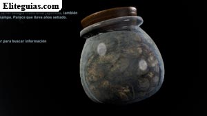 Frasco de hierba medicinal