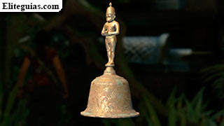 Campana de latón de Hanuman