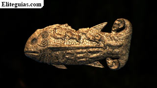 Estatuilla de pez dorado