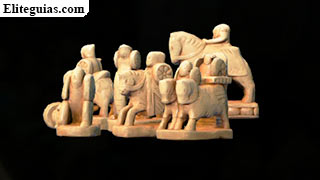 Piezas de ajedrez de marfil