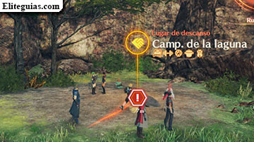 campamento de la laguna
